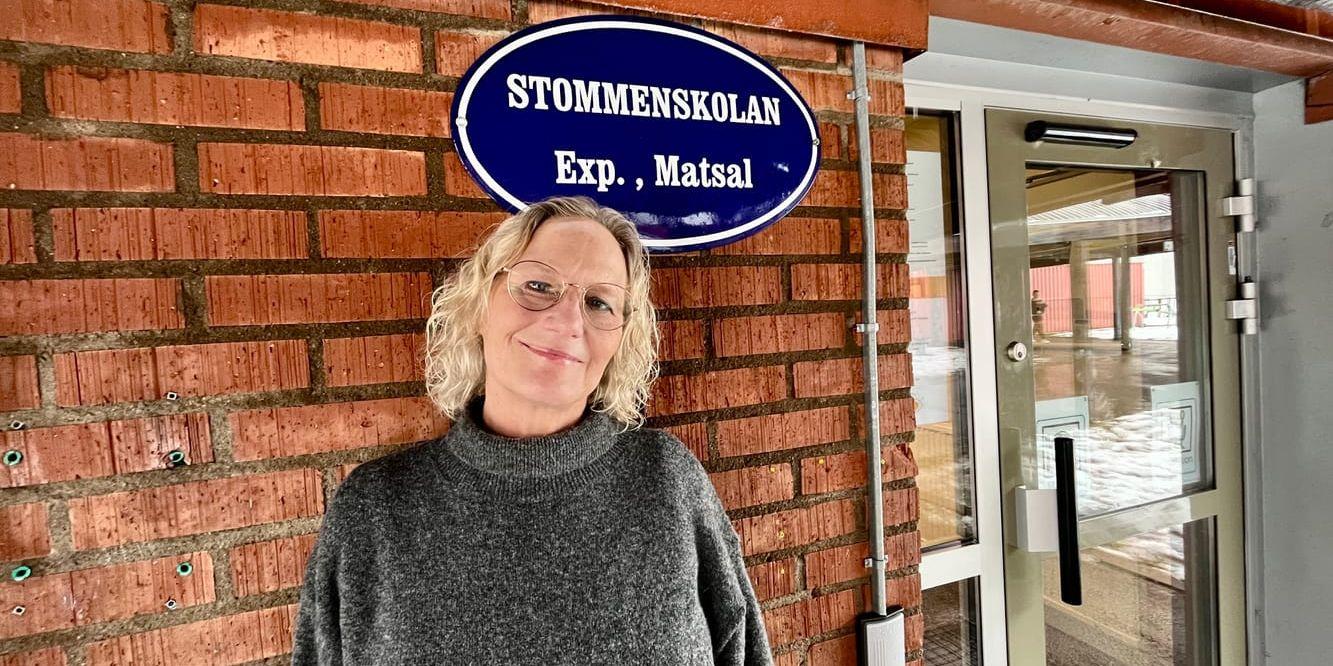 Camilla Ekberg är rektor på Stommenskolan i Kinna. 